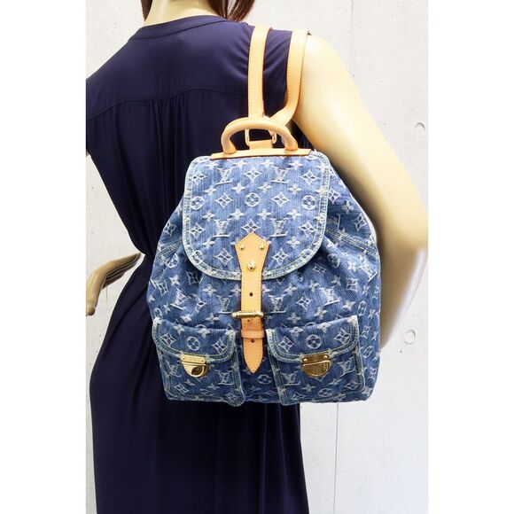 Louis Vuitton Rucksack Backpack Monogram Denim - Picture 2 of 6